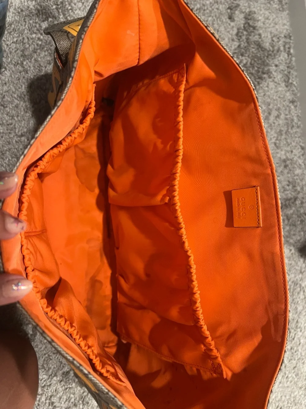 Gucci xNina Dzyvulska GG Supreme Banana Diaper Bag